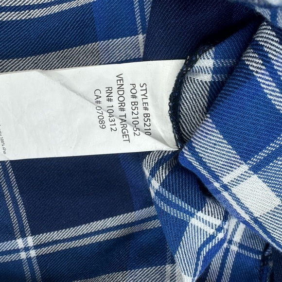 Burnside Target Flannel Long Sleeve Button Down Womens Size Small - Picture 8 of 16